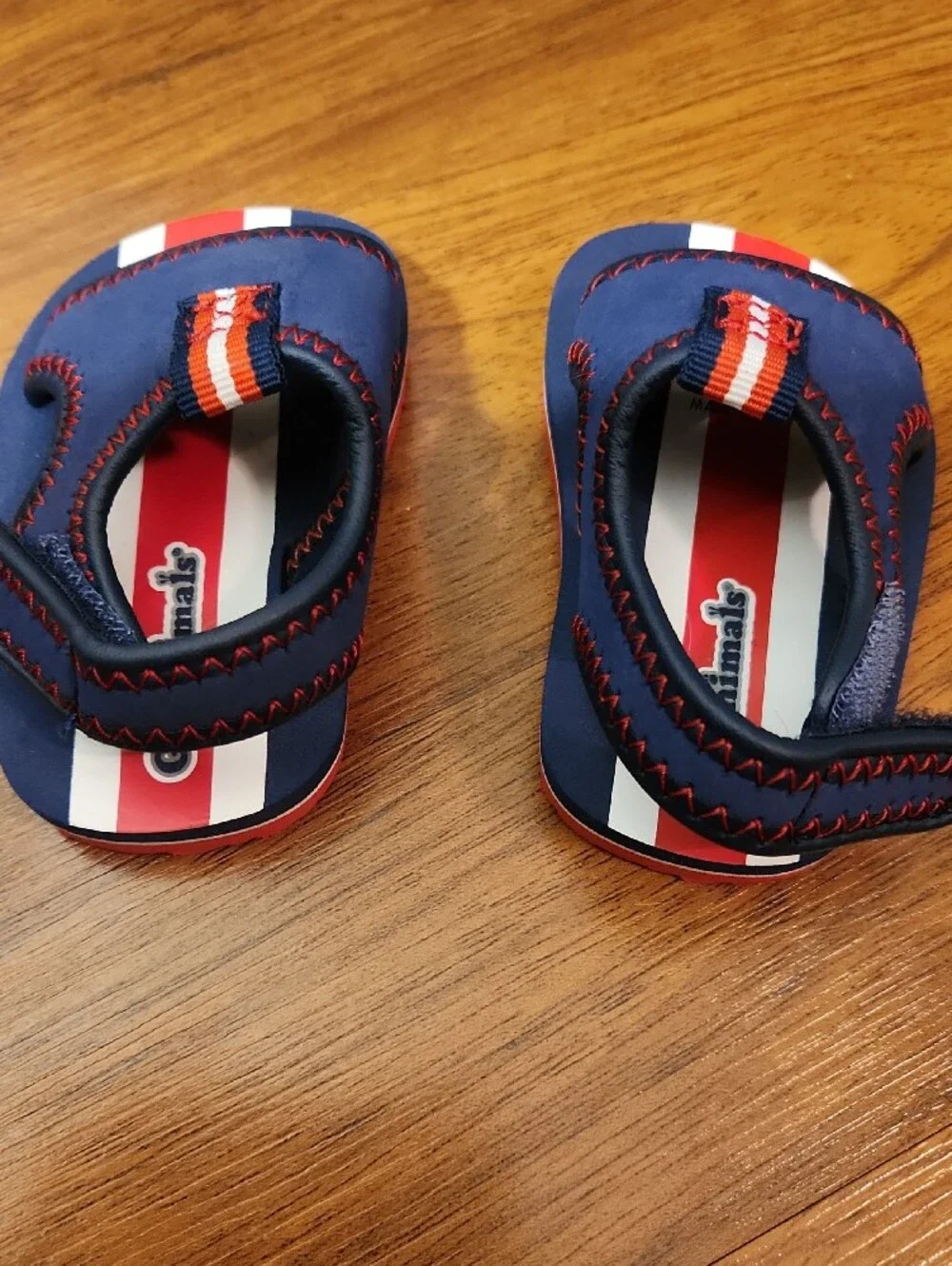 Garanimals Navy and Red Striped Baby Water Shoes